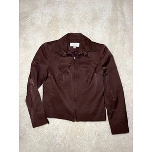 Vintage 90s Rare Express Campagnie Internationale Jacket I Brown I Small